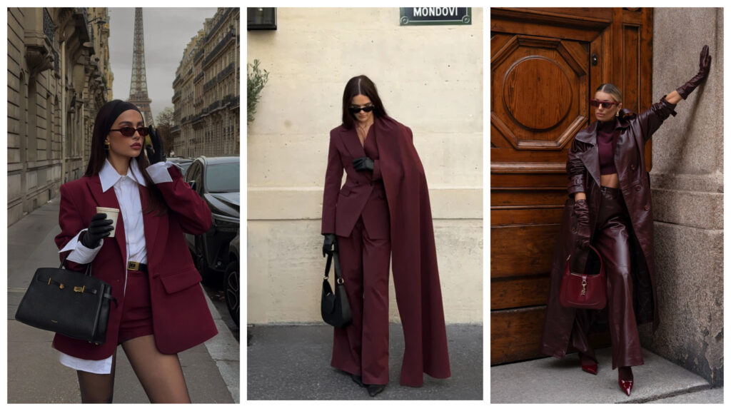 19 Baddie Burgundy Monochrome Outfits That Are Head-to-Toe Perfection
