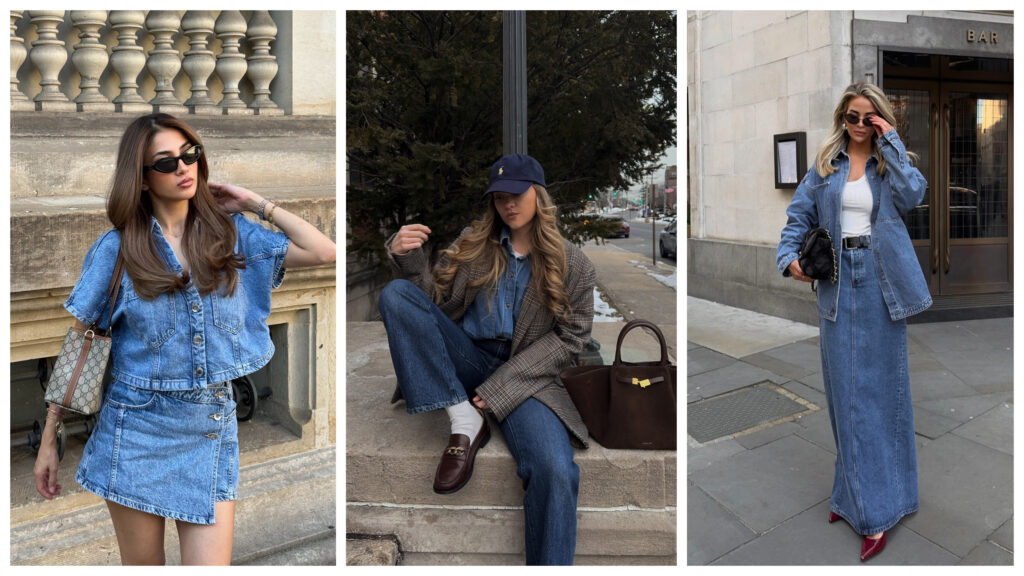 24 Denim on Denim Outfits That Turned a Fashion “No” Into a Full-Blown Yes