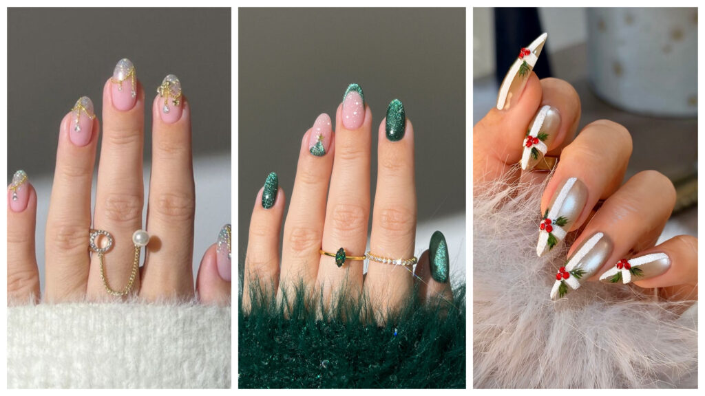 45 Totally Adorable Christmas Nails That’ll Have You Feeling Holly Jolly AF