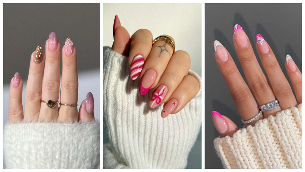 28 Pink Christmas Nails So Good You’ll Ditch the Classic Red (Sorry Not Sorry)