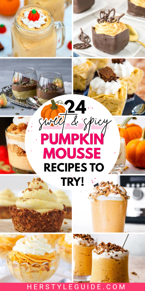 24 CREAMY & DELICIOUS PUMPKIN MOUSSE RECIPES