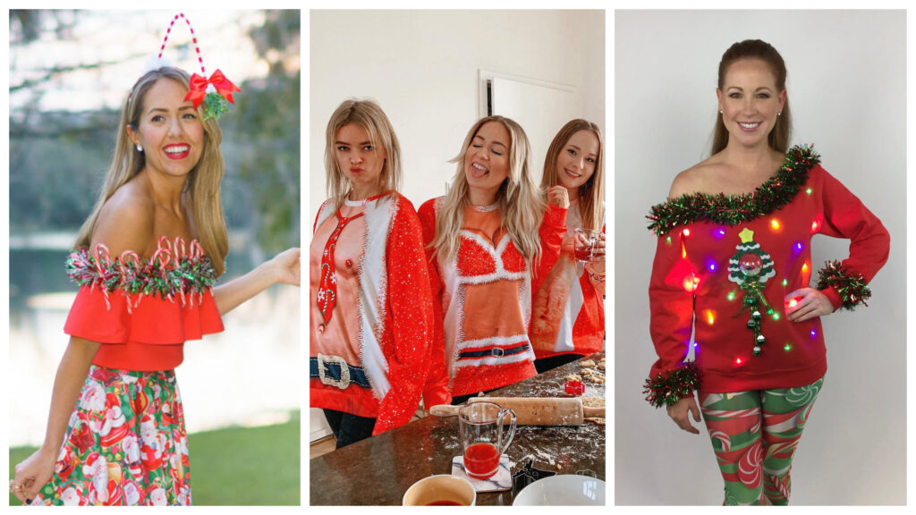 29 Adorable DIY Ugly Christmas Sweater Ideas That Bring the Jingle, Glitter & Cheer