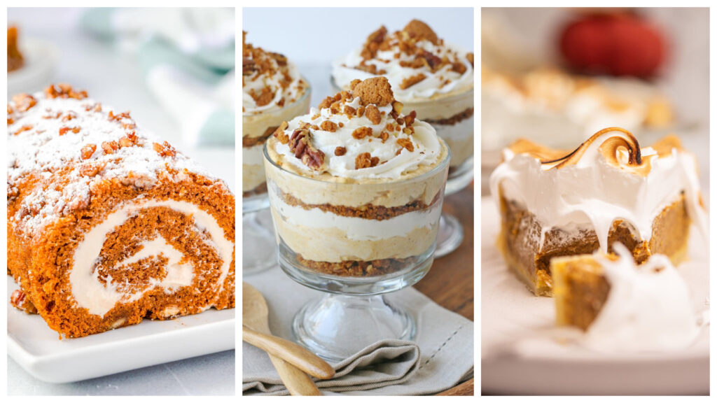 29 EASY PUMPKIN DESSERT RECIPES FOR COZY FALL BAKING