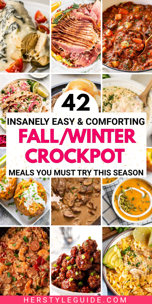 30 DUMP-AND-GO FALL CROCKPOT RECIPES TO COZY UP YOUR EVENINGS