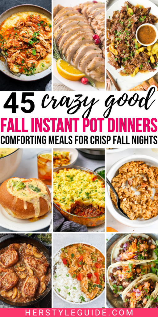 45 CRAZY-GOOD FALL INSTANT POT RECIPES